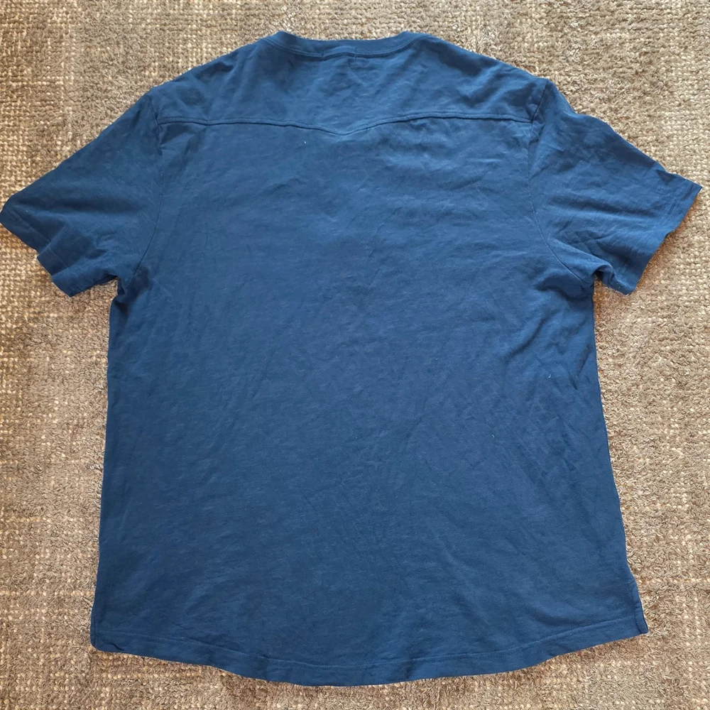 True Religion Men's Blue Henley Shirt